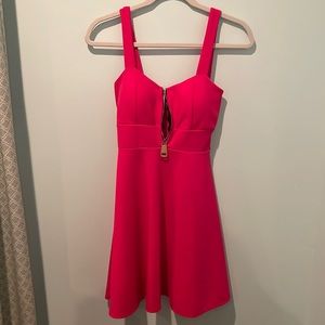 Quiz hot pink cocktail dress